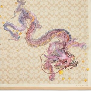 COPY - NWT Coach Dragon Scarf